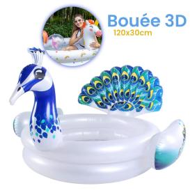 Bouée de piscine Design Paon 3D pour Enfants – حوض سباحة على شكل طائر