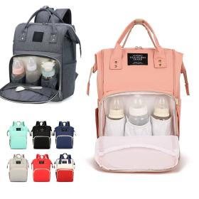 Sac à Dos à Langer Bébé Maternité Multifonctions Grande capacité avec 2 poches isothermes