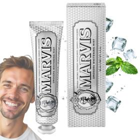 Marvis Dentifrice Blanchissant pour Fu-meurs 85ml Made in Italy – معجون أسنان مارفيس