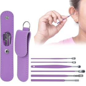 Kit de Retrait de Cérumen pour Oreilles 6 pièces – طقم تنظيف الأذن