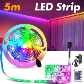 5M Bandes LED RGB  12V pour éclairage intérieur et extérieur