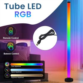 Lampadaire d’Angle LED RGB à Intensité Variable – مصباح ملون للديكور