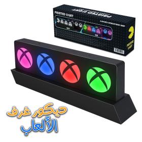 Lampe D’éclairage LED Xbox Icons Avec 3 Modes D’éclairage – Éclairage Couleur Interactif Avec Musique