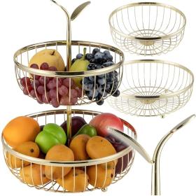 Panier à Fruits en Métal à 2 Niveaux KG – سلة فواكه معدنية بطبقتين