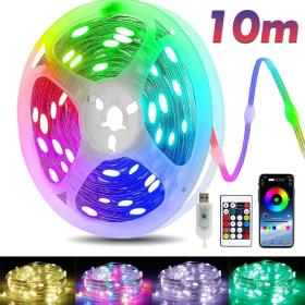 App Smart LED RGB 10m Bluetooth/Musique Contrôle IP 65 étanche