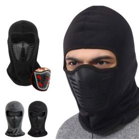 Cagoule d’hiver Excefore en polaire avec maille filet coupe-vent – قناع وجه شتوي