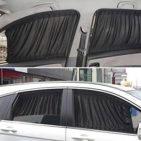 2Pcs Rideau glissé de fenêtre Protection UV pour Voiture  – ستار نوافذ جانبية في السيارة