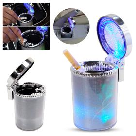 Cendrier Ciga-rete avec couvercle anti-odeur à éclairage coloré