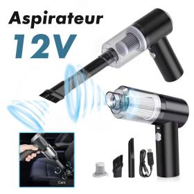 Aspirateur sans fil 2 In 1 Vacuum Cleaner For Car et Home 12V 120 W