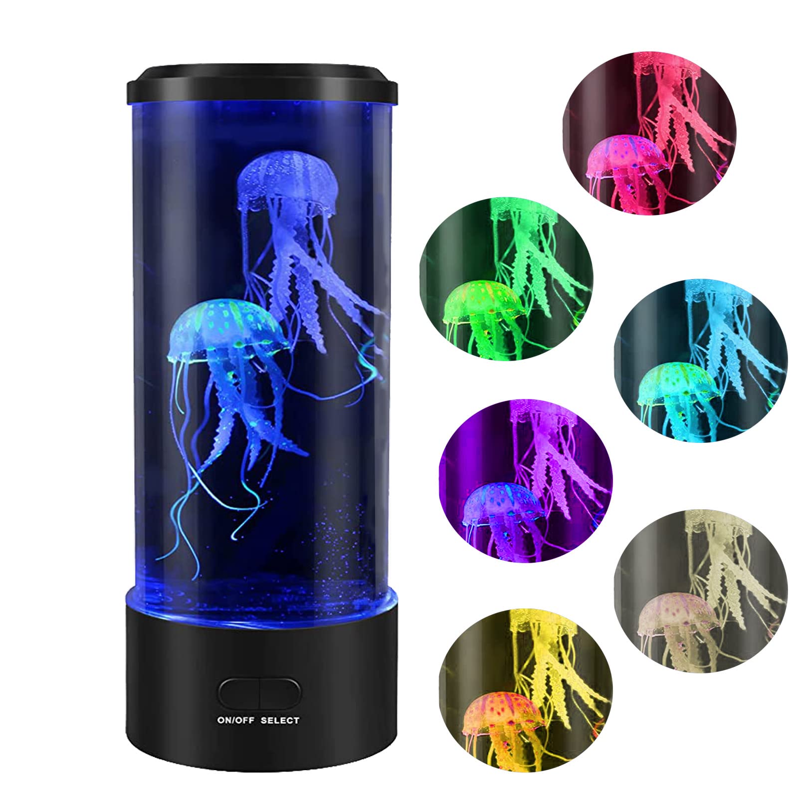 Lumière D'Ambiance Méduse LED, Veilleuse Décoration Bureau Table
