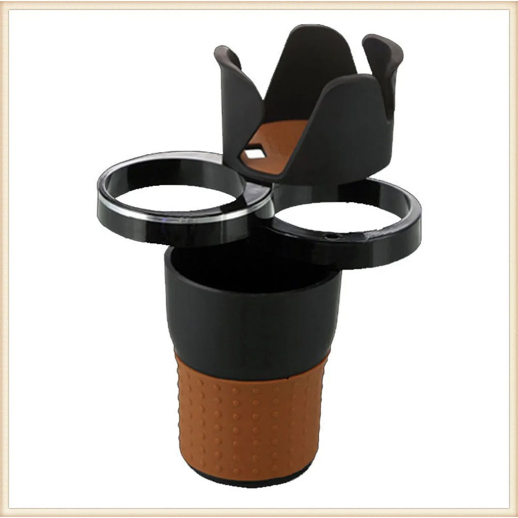 Porte-gobelet Multi intelligent réglable 5en1 pour voiture, rangement accessoires d'intérieur de voiture - الصورة 9
