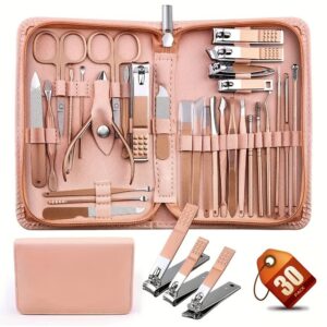 Ensemble de Manucure Professionnel 30 en 1 Kit de Soin des Ongles - مجموعة مانيكير احترافية