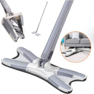 Serpillière Papillon Rotative en Microfibre Type X – ممسحة دوارة من الألياف الدقيقة