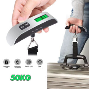 Balance à bagages numérique portable avec écran LCD 50kg