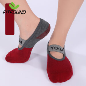 Paire Chaussettes de Yoga pour Femme Antidérapantes