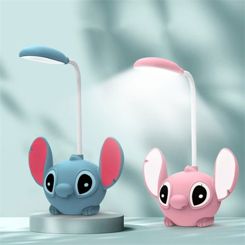 Stitch Lampe de Bureau et Veilleuse Ambiante pour Enfants avec Taille-crayon - الصورة 2