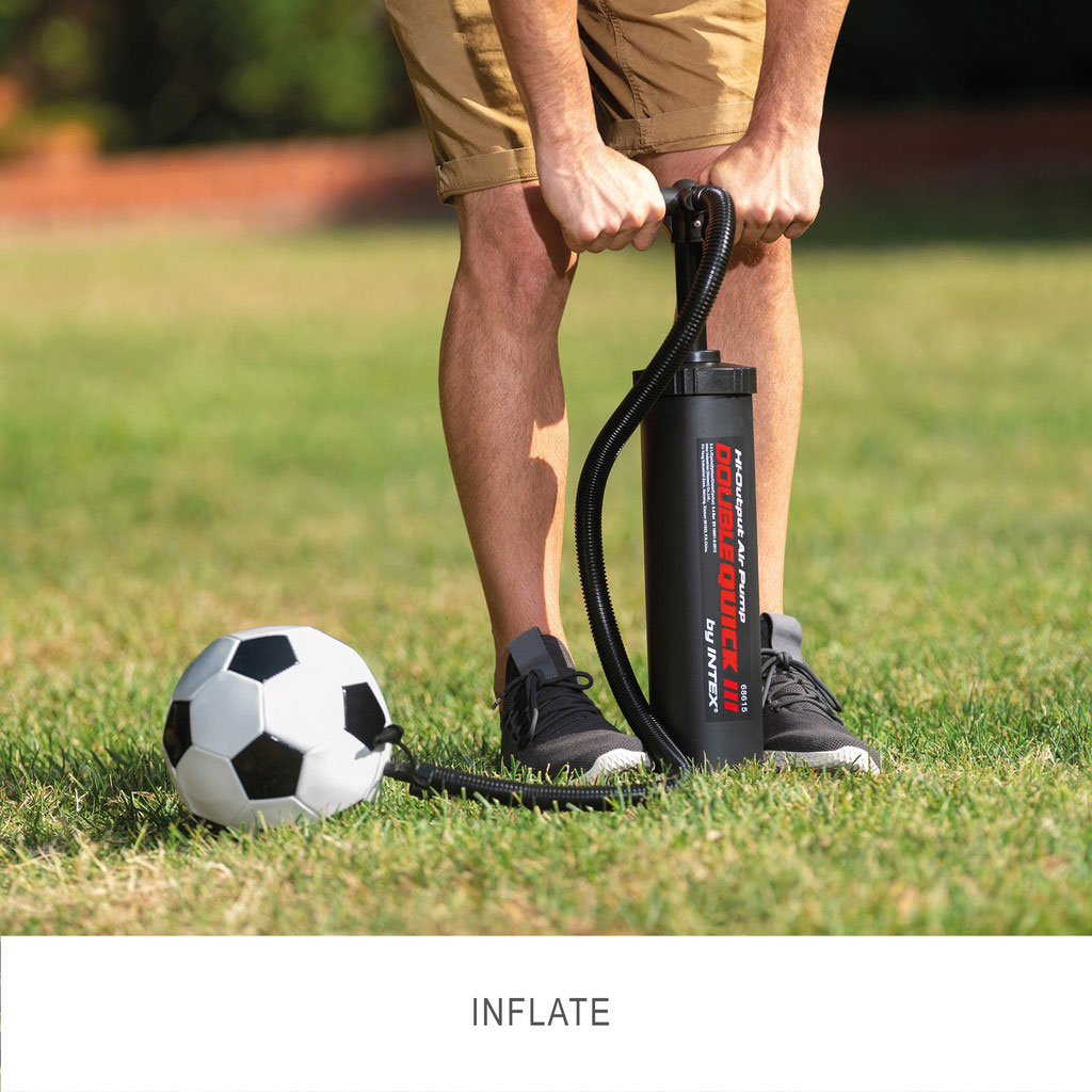 INTEX Pompe à main Double Quick III 48 cm- مضخة يدوية أصلية - الصورة 5