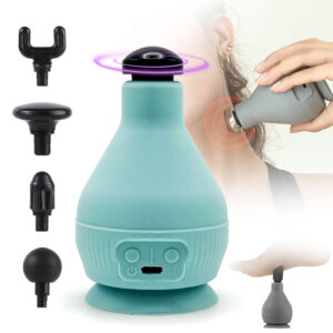 Appareil de Massage Rechargeable Portatif avec 5 Têtes Interchangeables - جهاز تدليك محمول قابل للتثبيت