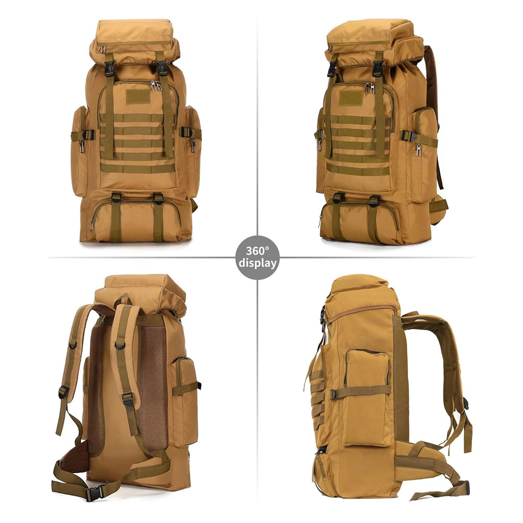 Sac à dos de randonnée tactique URUS 80L SDM09 - الصورة 5