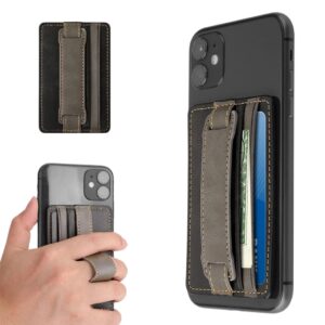 Étui porte-cartes pour téléphone portable auto-adhésif - حاملة بطاقات خلف الهاتف