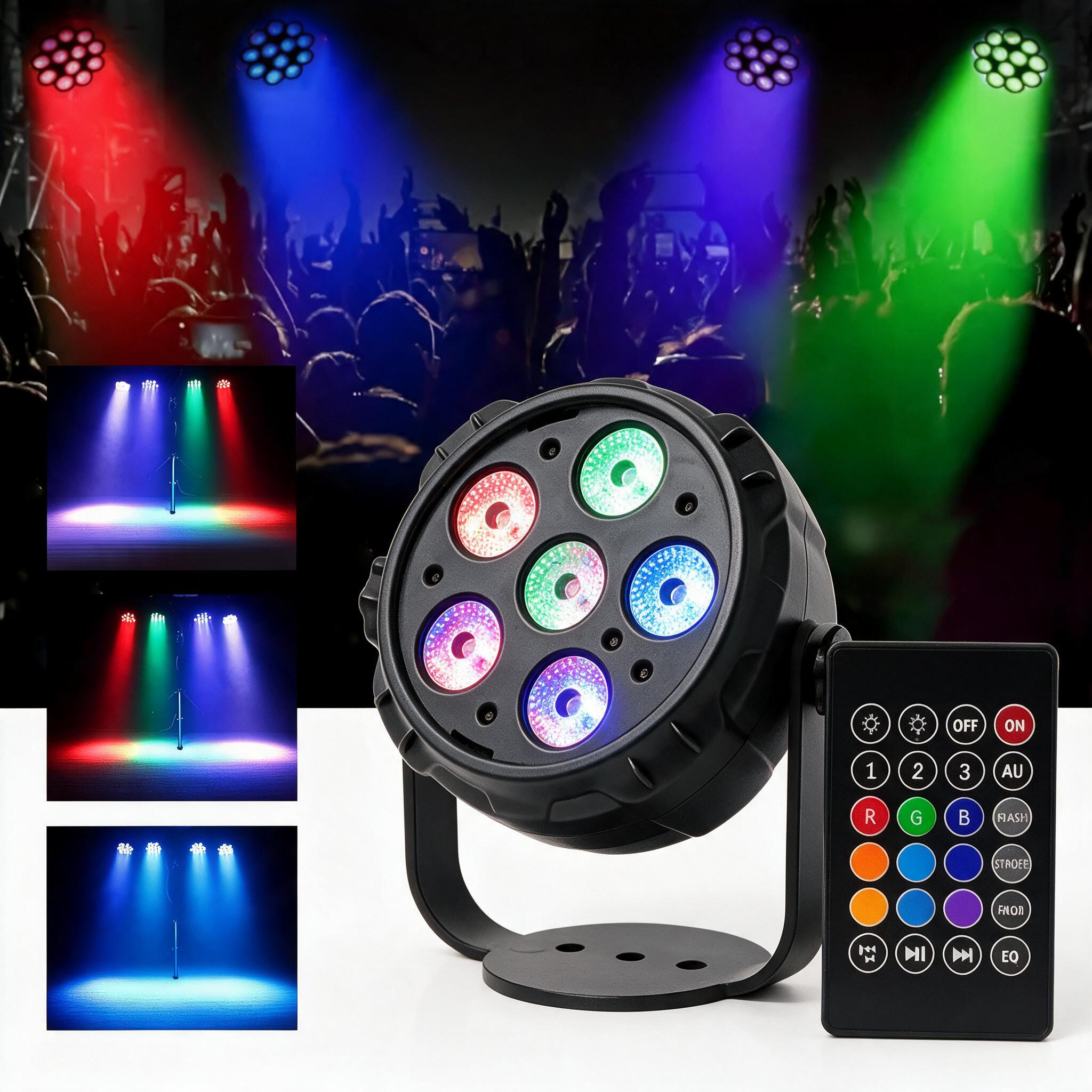 Boule Disco Lumineuse Multicolore avec Haut-Parleur Bluetooth et Télécommande - كرة إضاءة ديسكو ملونة مع مكبر صوت بلوتوث وجهاز تحكم عن بعد - الصورة 2